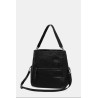 DESIGUAL EMBRO PATCH LOVERTY SATCHEL BAG BLACK 25WAXPAA/2000