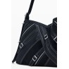 DESIGUAL FIBONACCI BUXTON MINI SATCHEL BAG BLACK 25WAXP72/2000