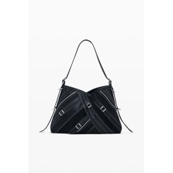 DESIGUAL FIBONACCI BUXTON MINI SATCHEL BAG BLACK 25WAXP72/2000