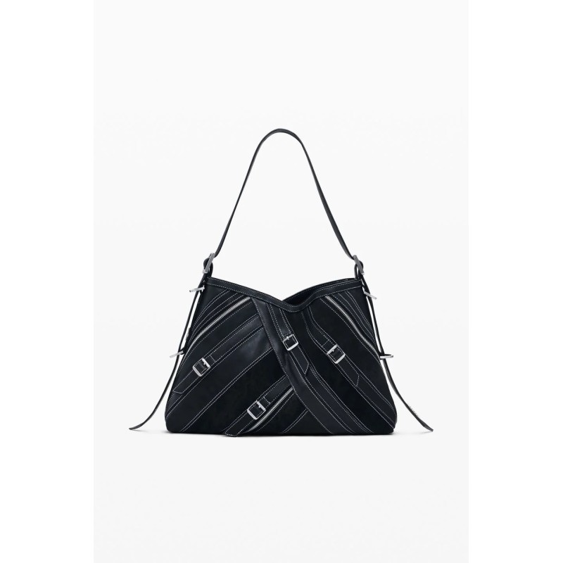 DESIGUAL FIBONACCI BUXTON MINI SATCHEL BAG BLACK 25WAXP72/2000