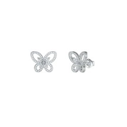 GUESS STEEL LILY EARRINGS JUBE05114JWRHT/U