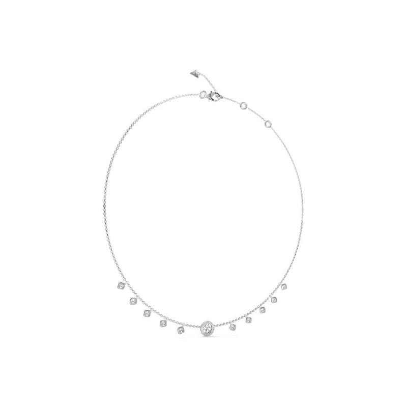 GUESS STEEL 4G CRUSH NECKLACE JUBN04155JWRHT/U