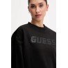 GUESS  AELIA CN SWEATSHIRT BLACK  V5BQ10KB681-JBLK