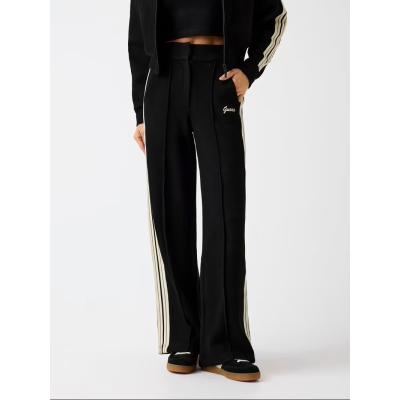 GUESS MURIEL STRAIGHT LEG PANTS BLACK V5BB16KCX52-JBLK