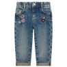GUESS GIRL RGD DENIM MOM FIT PANTS W/PANT  GREEN VINTAGE  K5YA06D5QW0-GNYH