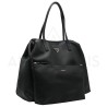 GUESS ECO VICTTORIA BLACK LARGE SHOPPER BAG 2 in1 HWEVG9514290-BLA