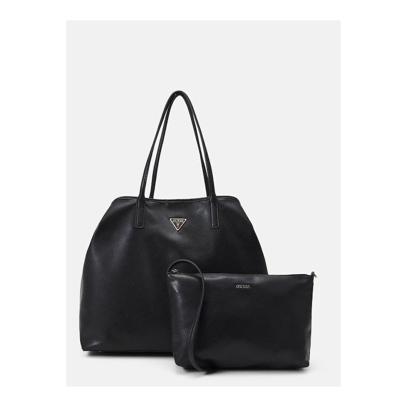 GUESS ECO VICTTORIA BLACK LARGE SHOPPER BAG 2 in1 HWEVG9514290-BLA