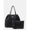 GUESS ECO VICTTORIA BLACK LARGE SHOPPER BAG 2 in1 HWEVG9514290-BLA