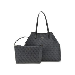 GUESS ECO VICTTORIA COAL LOGO LARGE SHOPPER BAG 2 in 1 HWESG9514290-CLO