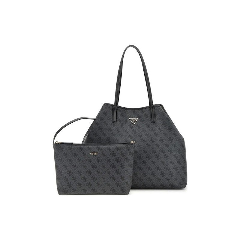 GUESS ECO VICTTORIA COAL LOGO LARGE SHOPPER BAG 2 in 1 HWESG9514290-CLO
