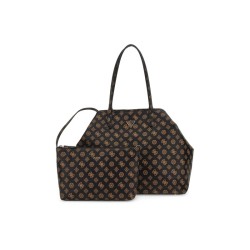 GUESS ECO VICTTORIA BROWN LARGE SHOPPER BAG 2 in 1 HWEPQ9514290-MLO