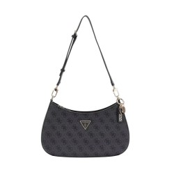 GUESS NOELLE II SHOULDER BAG COAL LOGO HWBG9672180-CLO
