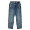 GUESS GIRL RGD DENIM MOM FIT PANTS W/PANT  GREEN VINTAGE  K5YA06D5QW0-GNYH