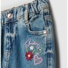 GUESS GIRL RGD DENIM MOM FIT PANTS W/PANT  GREEN VINTAGE  K5YA06D5QW0-GNYH
