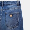 GUESS GIRLRIGID DENIM CARGO PANTS MID FRESH INDIGO WAS J5YA02D5FL0-MDFO