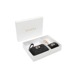GUESS GIFT SET WALLET AND EARPODS CASE GFBOXWP5401-BLA