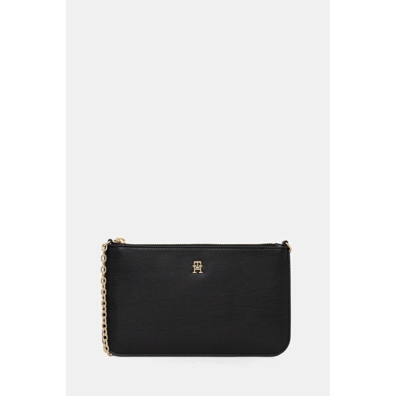TOMMY HILFIGER ICON CHAIN SHOULDER POUCH AW0AW18298-BDS