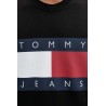 TΟMMY HILFIGER TJM REG BIG FLAG CNECK BLACK DM0DM022643-BDS