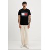 TOMMY HILFIGER TJM REG BIG FLAG SS TEE EXT BLACK DM0DM22645-BDS
