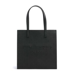 TED BAKER CROSSHATCH LARGE ICON BAG BLACK 281560