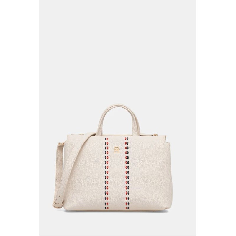 TOMMY HILFIGER TIMELESS SATCHEL BAG AW0AW18155-AEO