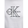 CALVIN KLEIN SS CLASSIC MONOLOGO METALLIC C BLILLIANT WHITE LV047E819G-YAA