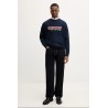 TOMMY HILFIGER TJM 90S TEXTURE GRAPHIC CREW DARK NIGHT NAVY DM0DM22373-C1G