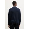 TOMMY HILFIGER TJM 90S TEXTURE GRAPHIC CREW DARK NIGHT NAVY DM0DM22373-C1G