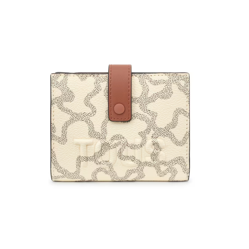 TOUS SMALL WALLET BILLETERA ICON BEIGE MULTI 2001503403