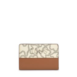 TOUS WALLET BILLETERA KAOS ICON CAMEL-BEIGE 2002186543