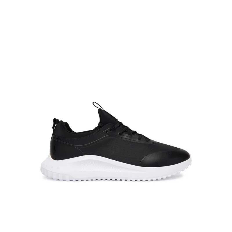 CALVIN KLEIN EVA RUNNER LACEUP SOCK MAT MIX BLACK YM0YM01443-BEH