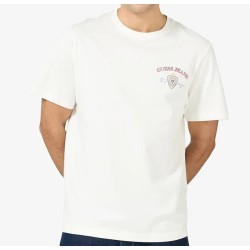 GUESS REG BACK PRINT TEE WHITE TSHIRT M5BI41K8FQ4-G054
