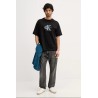 CALVIN KLEIN SS 16S TRICOLOR MONOLOGO BLACK LV04RE815G-UB1