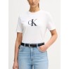 CALVIN KLEIN SS SEQUIN CK GRAPHIC TEE BRILLIANT WHITE LV044E215G-YAA