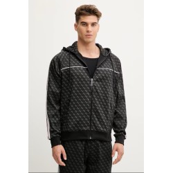 GUESS PARIMO 4G FULL ZIP SWEATSHIRT BLACK Z5BQ13K2042-FJ9N
