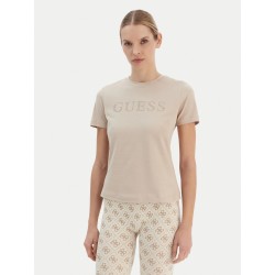 GUESS OCTAVIA RN SS T-SHIRT BEIGE V6RI20J1314-G1BW