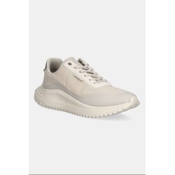 CALVIN KLEIN EVA RUNNER LACE UP MAT MIX STONY BEIGE YW0YW02016-ACE