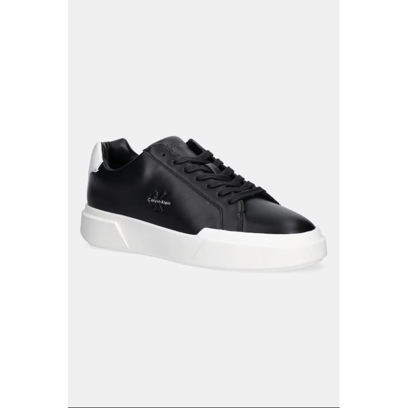 CALVIN KLEIN CHUNKY CUPSOLE LACEUP LTH BLACK YM0YM01344-06W