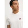 TOMMY HILFIGER TJM REG BADGE TEE EXT  ECRU DM0DM20322-YBL