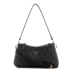 GUESS NOELLE II MINI SHOULDER BAG COAL LOGO HWBG9672730-CLO