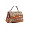 GUESS MELINDA LOGO SHOULDER BAG LATTE LOGO HWJP9902200-LTL