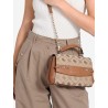 GUESS MELINDA LOGO SHOULDER BAG LATTE LOGO HWJP9902200-LTL