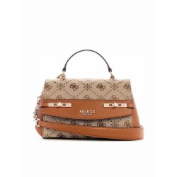 GUESS MELINDA LOGO SHOULDER BAG LATTE LOGO HWJP9902200-LTL