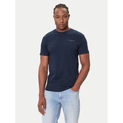 TOMMY HILFIGER TJM SLIM LINEAR CHEST TEE EXT DARK NIGHT NAVY DM0DM21780-C1G