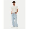 TOMMY HILFIGER TJM SLIM LINEAR CHEST TEE EXT ECRU DM0DM21780-YBL