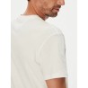 TOMMY HILFIGER TJM SLIM LINEAR CHEST TEE EXT ECRU DM0DM21780-YBL