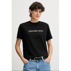 CALVIN KLEIN A- INST LOGO CLASSIC TEE SS BLACK LV047C912G-UB1