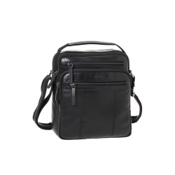 LAVOR CROSSBODY BAG LEATHER 1-56 BLACK