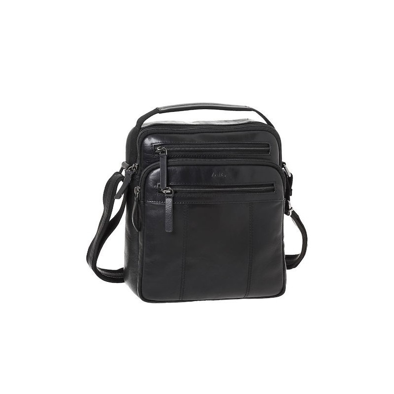 LAVOR CROSSBODY BAG LEATHER 1-56 BLACK
