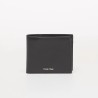 CALVIN KLEIN RAISED EW BILL FOLD w/COIN WALLET BLACK LV04D1163G-UB1